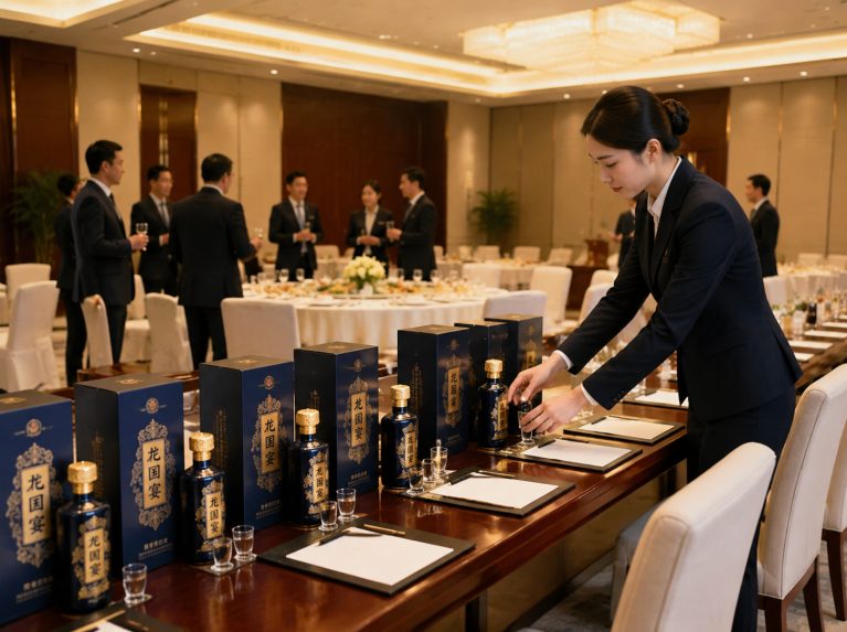 吉木萨尔县龙国宴会议及项目庆功用酒